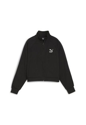 Chaqueta Deportiva Puma Original T7 TrackDk Negro Para Mujer