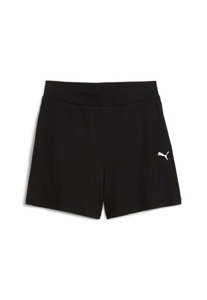 Pantaloneta Deportiva Puma Ess Elevated Original Negro Mujer