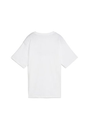Camisa Deportiva Puma Metallic No. 1 Logo Blanco Mujer