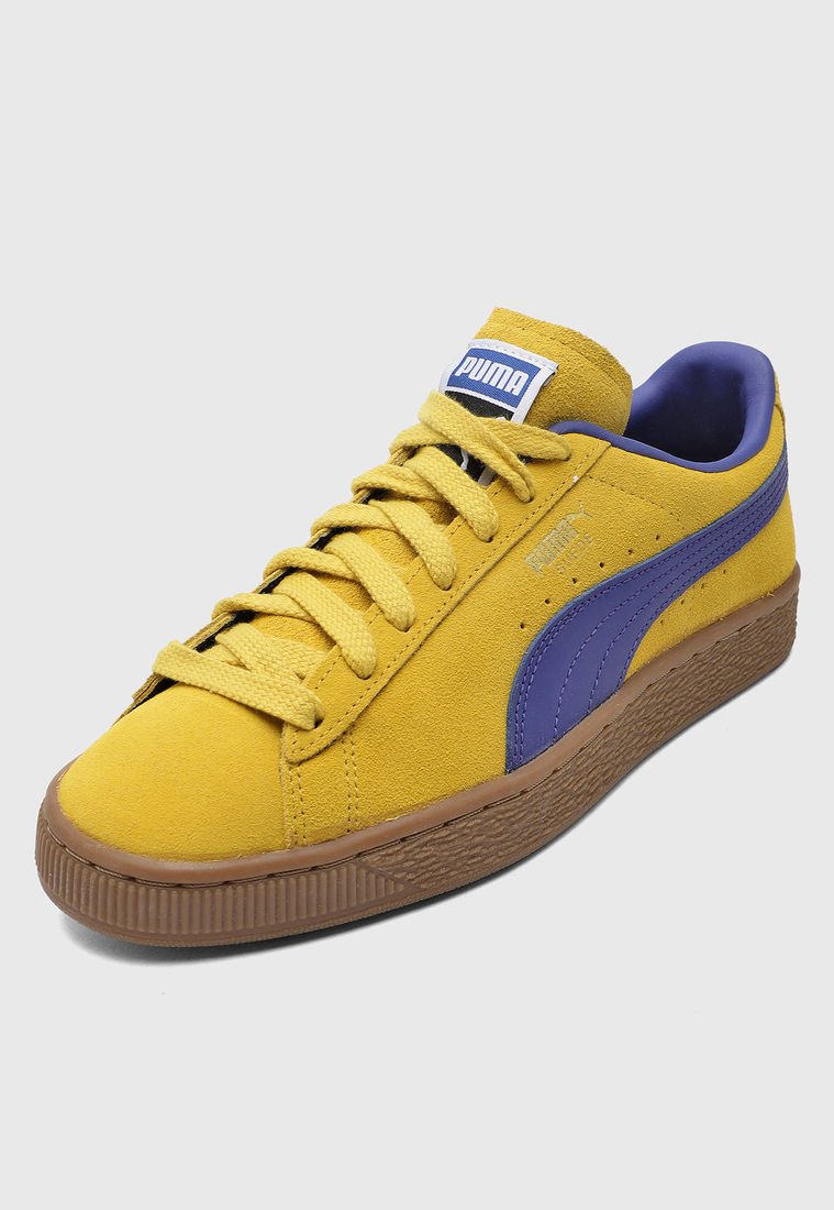 Tenis Lifestyle Amarillo Violeta PUMA Suede Terrace Compra Ahora Dafiti Colombia