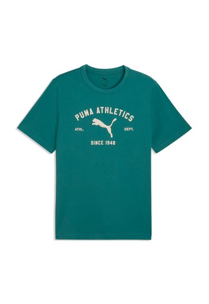 Camisa Deportiva Puma Originales Class Graphic Verde Hombre