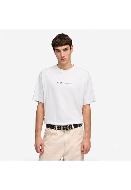 Camisa Deportiva Puma Original Bmw Mms II Blanco Para Hombre