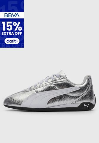 Tenis PUMA Replicatch Metallic Plateado Puma