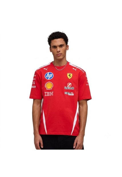 Camisa Deportiva Puma Originales Sf Drivers Rojo Para Hombre