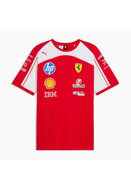 Camisa Deportiva Puma Originales Ferrari HP Rojo Para Hombre