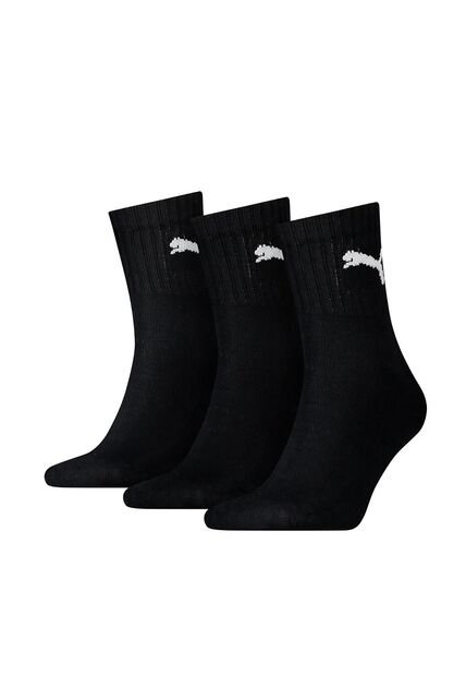 Medias Deportivas Puma Originales Short Crew 3P Negro Unisex