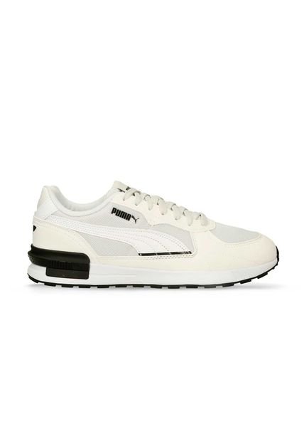 Tenis Casuales Gris-Blanco Puma Graviton Hombre