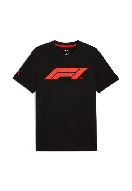 Camisa Deportiva Puma Original F1 Ess Logo Negro Para Hombre