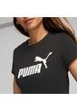 TShirt Puma ESS Logo Tee W Para Mujer Negro Casual Cómodo de Puma