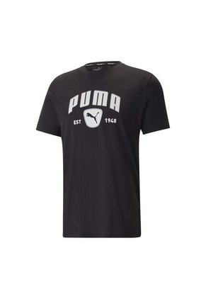 Camisa Deportiva Puma Original Men Graphic Negro Para Hombre