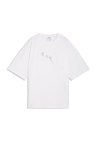 Camisa Deportiva Puma Original Ess Graphics Leo Blanco Mujer Puma