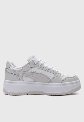 Tenis PUMA Rebound Femme Low Blanco