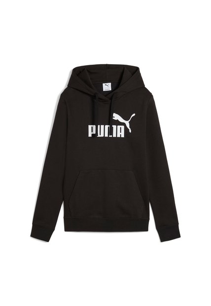 Hoodie Deportivo Puma Original Ess N1 Logo Negro Para Mujer