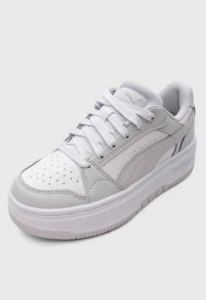 Tenis PUMA Rebound Femme Low Blanco