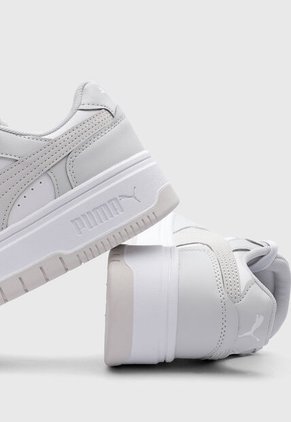 Tenis PUMA Rebound Femme Low Blanco