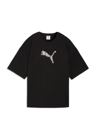 Camisa Deportiva Puma Originals Ess Graphics Leo Negro Mujer Puma