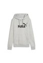 Hoodie Deportivo Puma Original Ess No1 Logo Gris Hombre de Puma