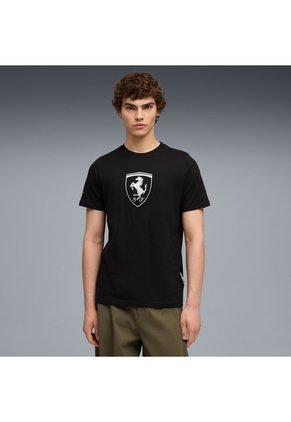 Camisa Deportiva Puma Ferrari Sportswear Shield Negro Hombre