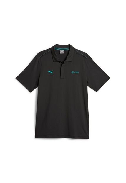 Camisa Tipo Polo Puma Mapf1 Cloudspun Original Negro Hombre