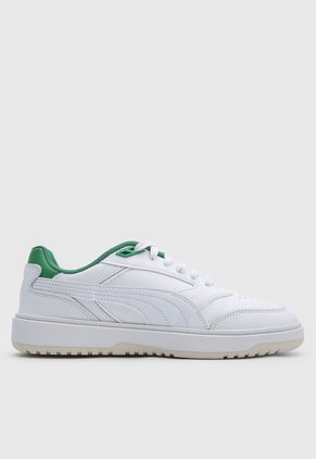 Tenis Lifestyle Blanco-Verde PUMA Doublecourt