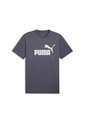 Camisa Deportiva Puma Ess No.1 Logo Heather Gris Para Hombre de Puma