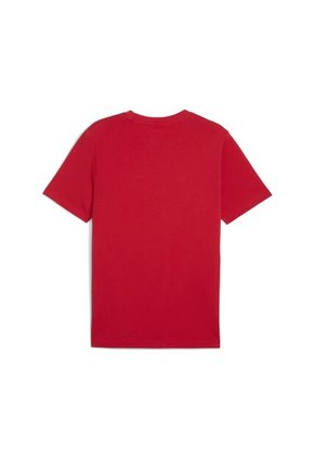 Camisa Deportiva Puma Original Small Logo Rojo Para Hombre