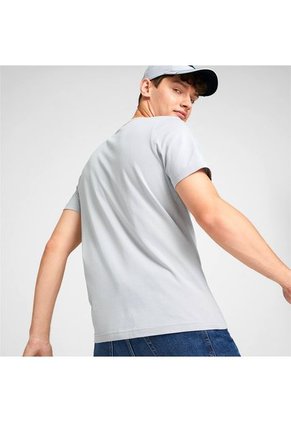 Camiseta Puma Para Hombre Mapf1 Ess Logo Tee Gris