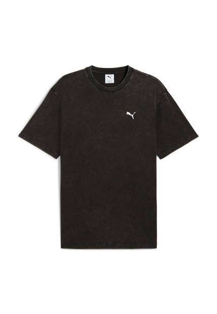 Camisa Deportiva Puma Ess Elevated Relaxed Wash Negro Hombre
