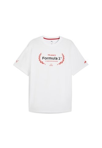 Camisa Deportiva Puma Original F1 Essentials Blanco Hombre Puma