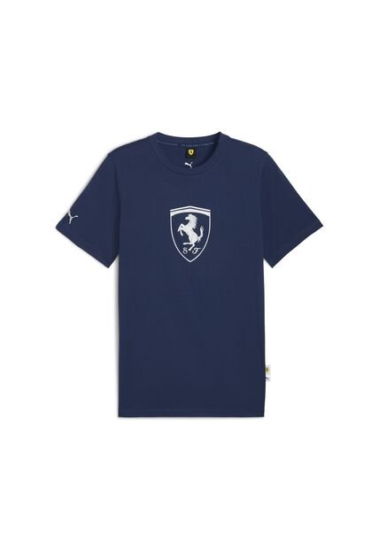 Camisa Deportiva Puma Ferrari Tonal Shield Azul Para Hombre