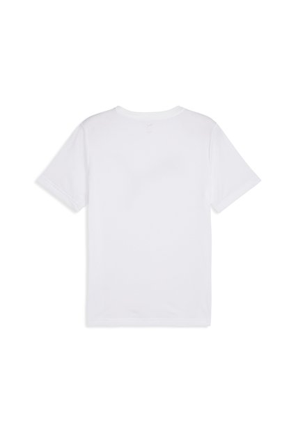 Tshirt Puma Original Essential Logo Poly Blanco Para Hombre