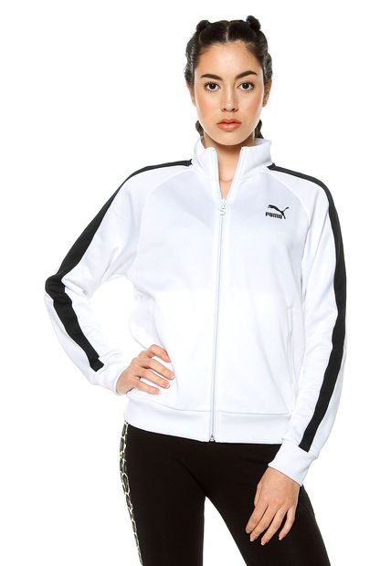 Chaqueta Blanco-Negro Puma Classic T7 Track