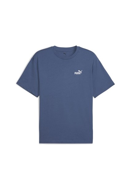 Tshirt Puma Ess Relaxed Small No 1 Logo Tee Azul Para Hombre