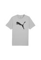 Tshirt Puma Original Essentials Logo Poly Gris Para Hombre de Puma
