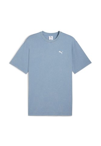 Camisa Deportiva Puma Original Ess Elevated Azul Para Hombre Puma