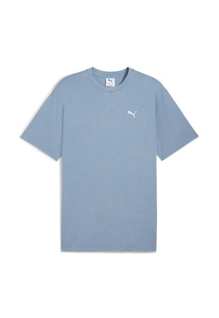 Camisa Deportiva Puma Original Ess Elevated Azul Para Hombre