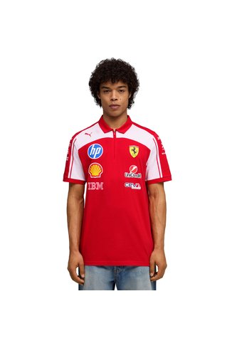 Camisas Tipo Polo Puma Original SFerrari HP Rojo Para Hombre Puma