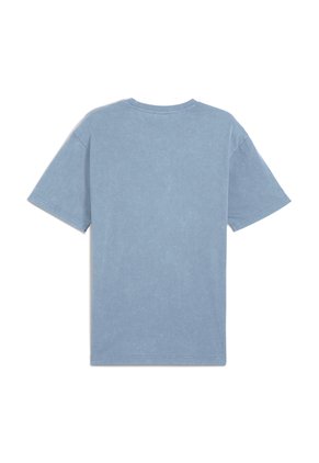 Camisa Deportiva Puma Original Ess Elevated Azul Para Hombre