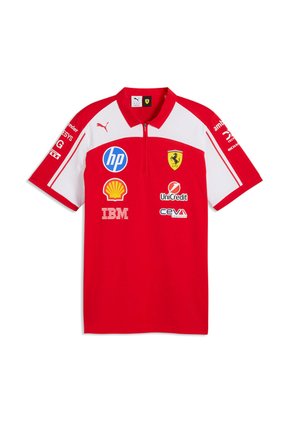 Camisas Tipo Polo Puma Original SFerrari HP Rojo Para Hombre