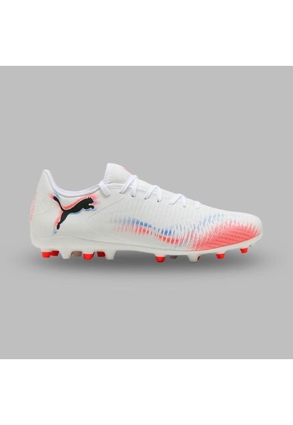 Guayos Puma Hombre Future 8 Play MG Untamed - Blanco - Rojo