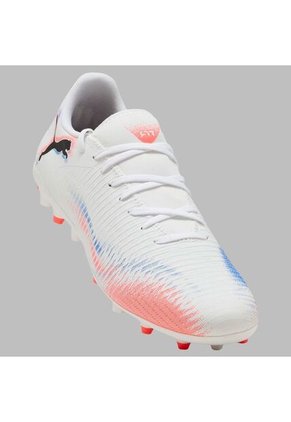 Guayos Puma Hombre Future 8 Play MG Untamed - Blanco - Rojo