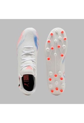 Guayos Puma Hombre Future 8 Play MG Untamed - Blanco - Rojo
