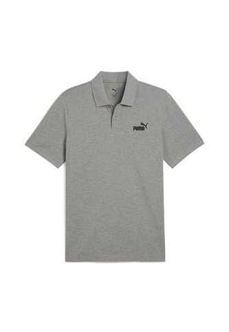 Camisa Tipo Polo Puma Ess No.1 Logo Pique Gris Hombre Puma
