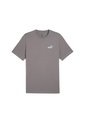 Camisa Deportiva Puma Original Ess Small N1 Logo Gris Hombre de Puma