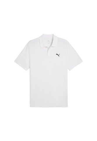 Camisa Tipo Polo Puma Ess Small Log Pique Blanco Hombre Puma