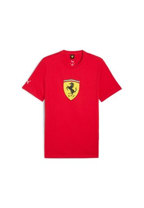 Camisa Deportiva Puma Original Ferrari Sw Shield Rojo Hombre