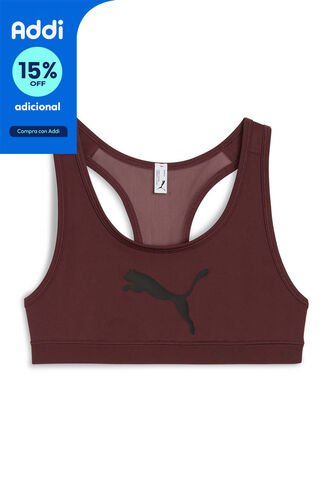 Top Puma Original 4 Keeps Training Bra - Mid Rojo Para Mujer Puma