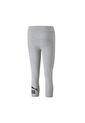Leggings Puma Original Ess 3/4 Logo Leggings Gris Para Mujer de Puma