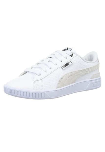 Tenis Puma Mujer Blanco VIKKY V3 MONO 386383-01