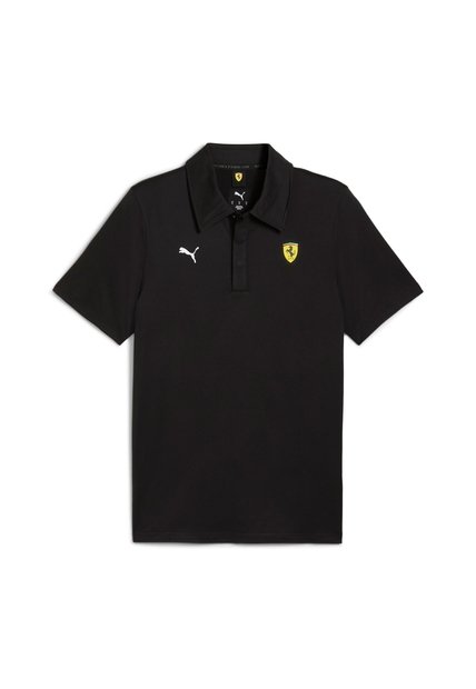 Camisas Tipo Polo Puma Ferrari Cloudspun Negro Para Hombre